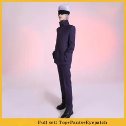 SBluuCosplay Anime Satoru Gojo Cosplay Costume Halloween Outfit Carnival Uniforms Custom Made