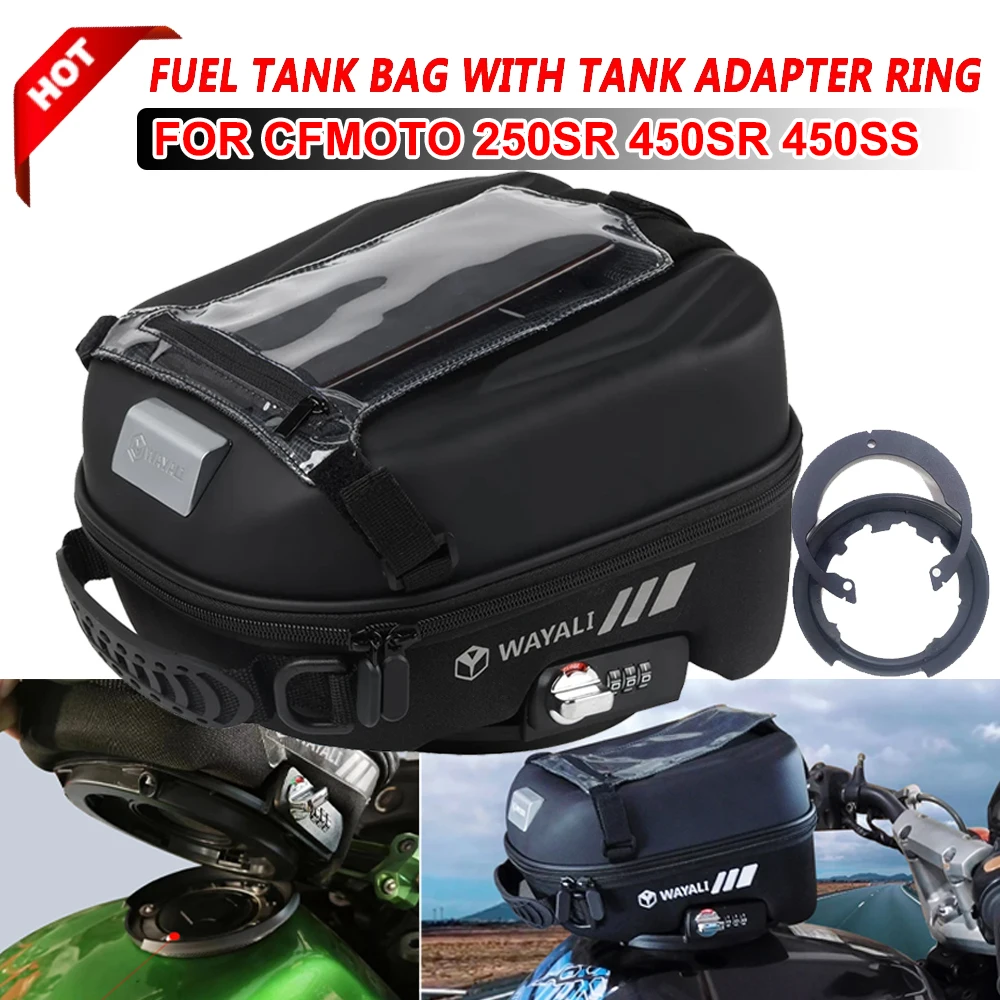 

Motorcycle Fuel Tank Bag For CFMOTO 250SR 450SR 450SRS 450SS SR 250 450 Accessories Waterproof Luggage Tanklock Racing Backpack