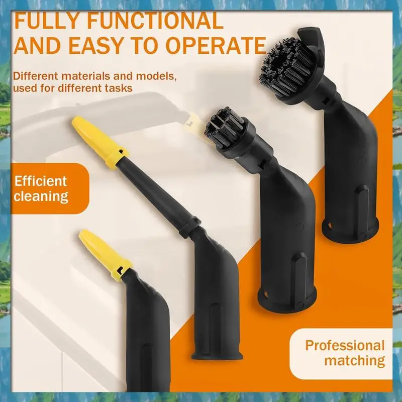 

10 шт. насадка для щетки для пароочистителя Karcher SC1 SC2 SC3 SC4 SC5 насадки для пароочистителя