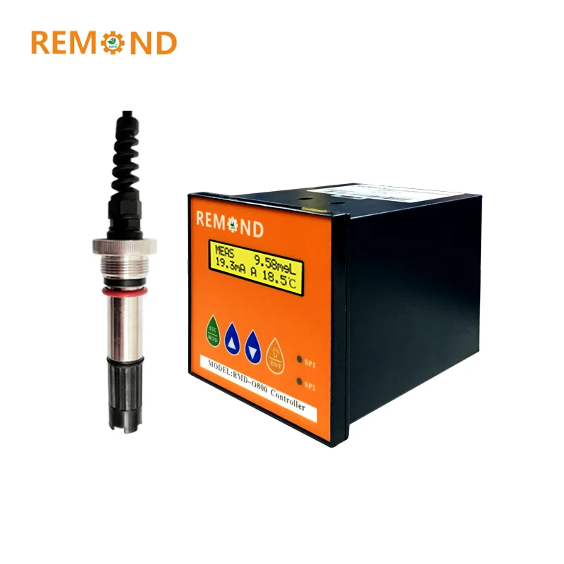 Direct Sales Online Aquaculture Dissolved Oxygen Sensor Meter OEM Stainless Steel High Accuracy 0.2% FS 0-400% Range