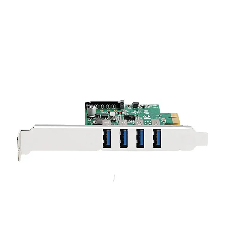 Tarjeta de expansión PCI-E a usb3.0 Chip NEC HUB de escritorio de cuatro puertos de doble potencia