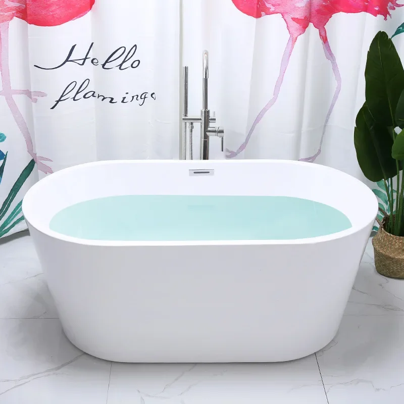 Engineering hotel famous hotel Internet celebrity 1.2-1 meters freestanding small bath