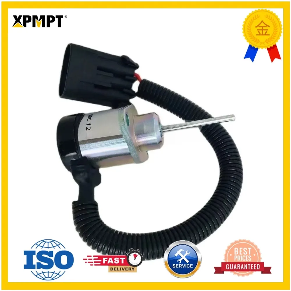 12V Fuel Stop Solenoid 1G925-60010 1G925-60011 1G92560010 1G92560011 For Engine Models V2203