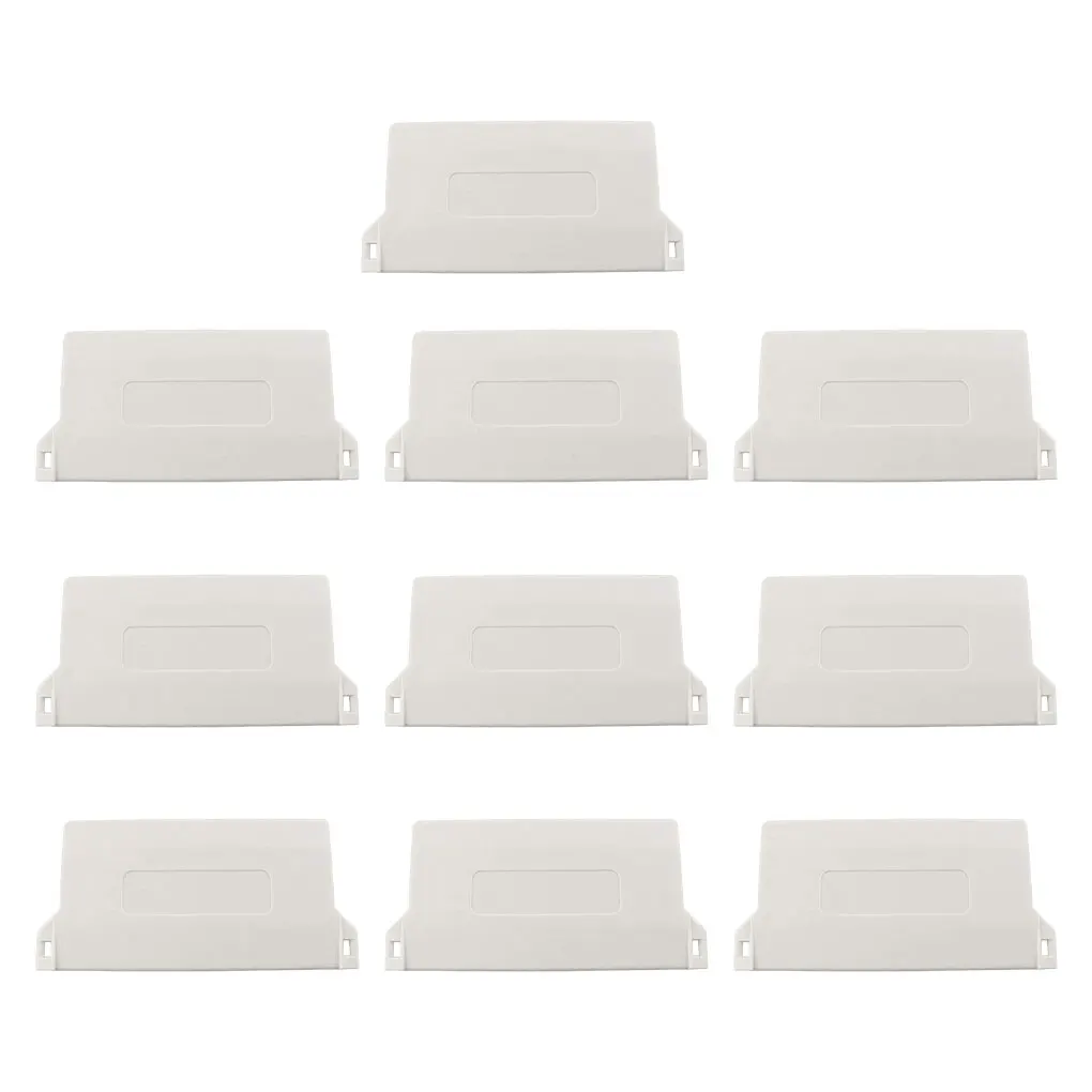 10 عبوات/وحدة سهلة الاستبدال ومصنوعة بشرائح أوزان سفلية عمودية من مادة البولي فورمالديهايد #6