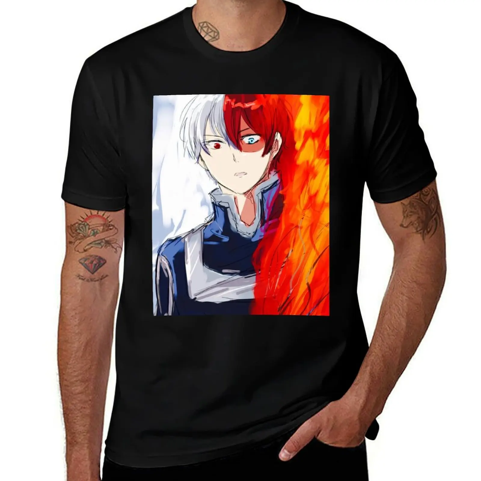 

My Hero Academy - Todoroki T-Shirt Plus Size Lightweight Top