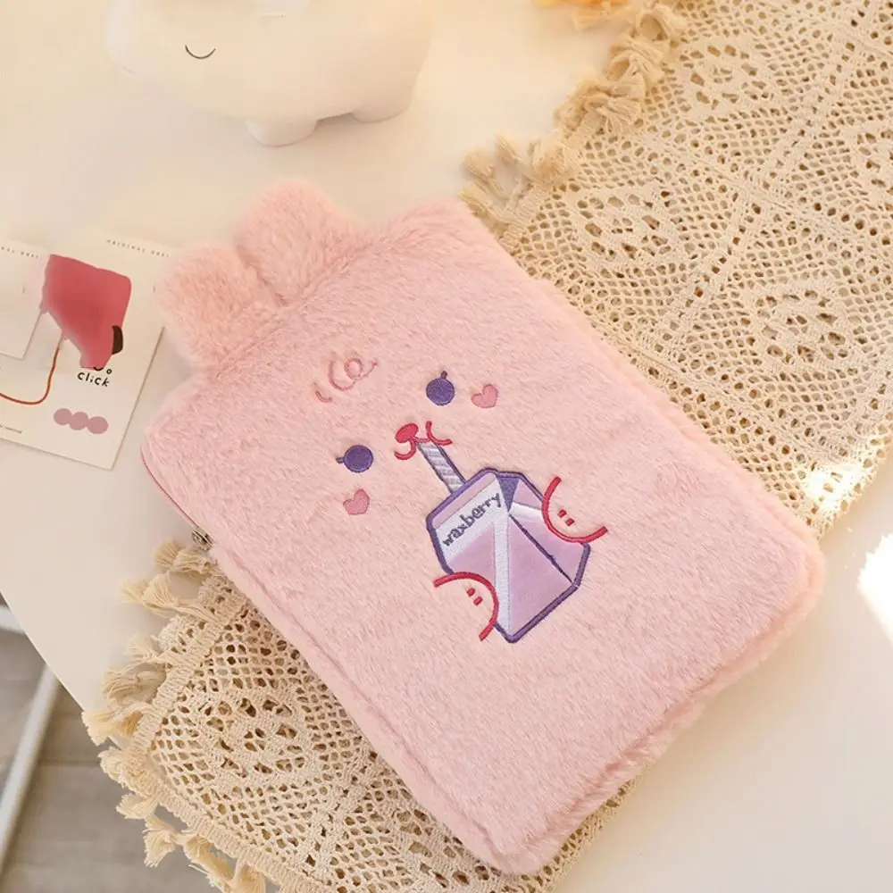 9-11 Inch Plush Laptop Sleeve Portable Soft Plush Rabbit Case Shockproof Padded Shockproof iPad Protective Case Business Trip