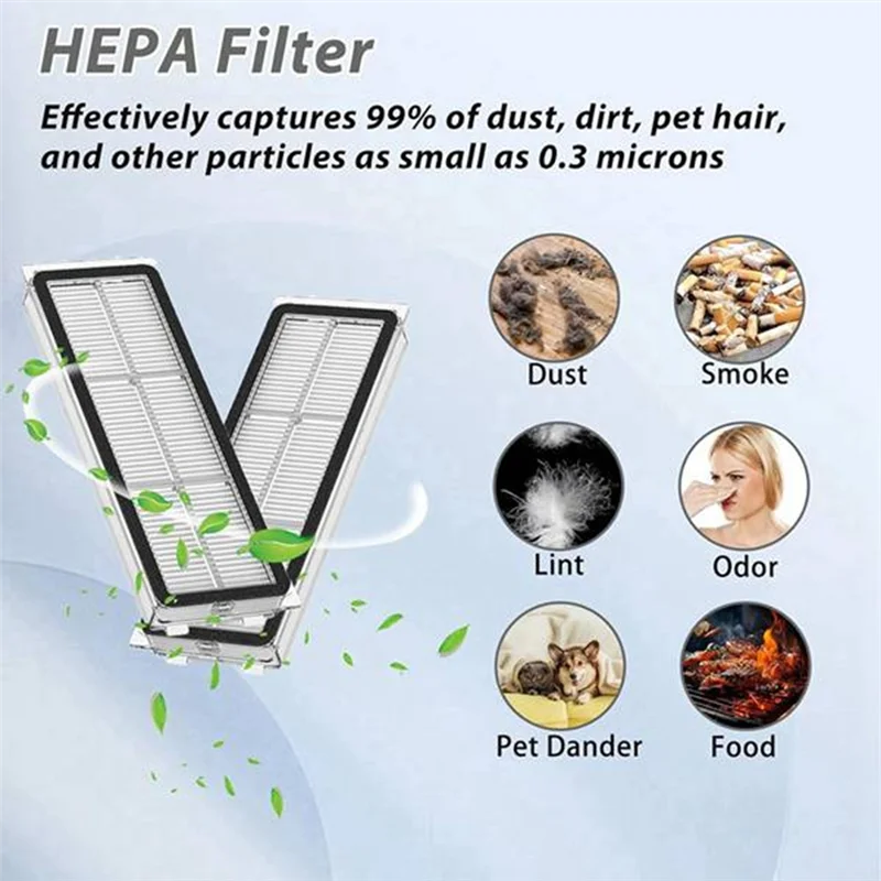 B99A-8PCS Replacement Parts For Mova S10 Plus/ Mova S10 Vacuum Cleaner Accessories Main Brush Roller Side Brush Filters Mop Clot