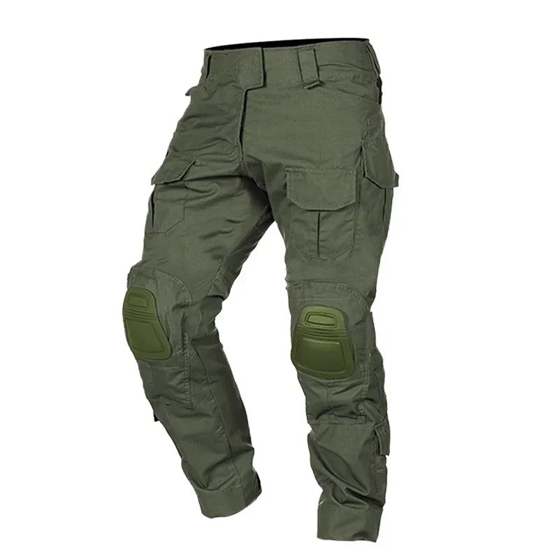 Men Tactical Suit Camo Suit CP Hunting Waterproof Clothes+Fold Quick Dry Cargo Pants Combat Uniform+Pads Airsoft Sets Breathable - view 4