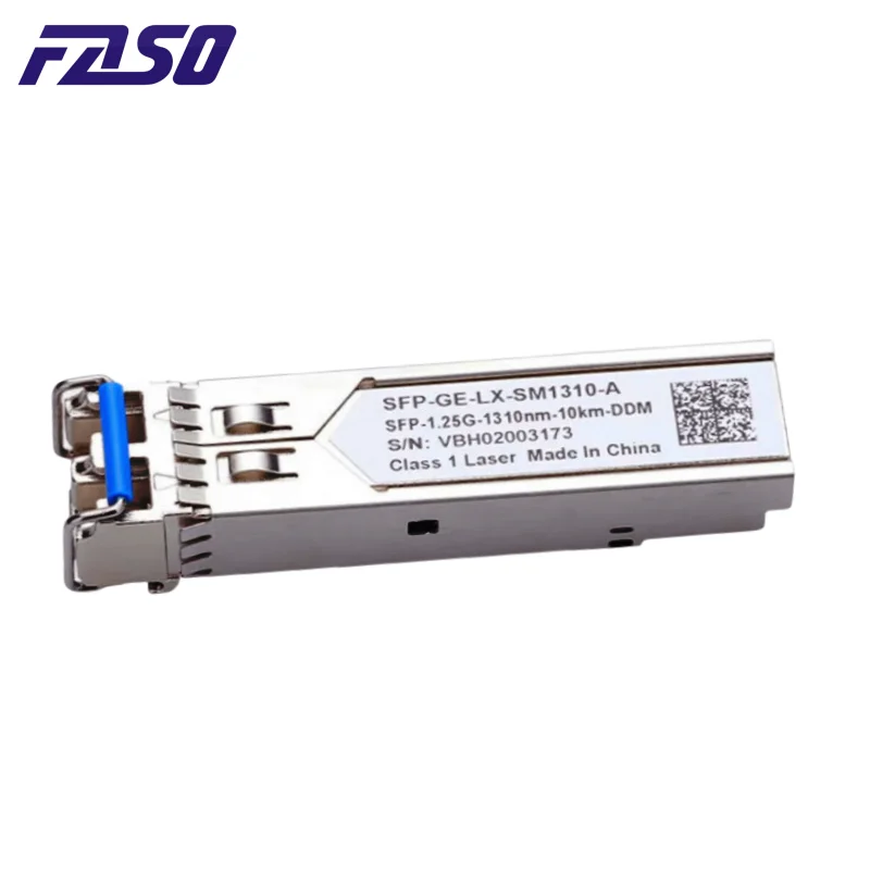 وحدة إرسال واستقبال الألياف الضوئية 1.25G وضع واحد مزدوج LC 1310nm 10 كجم متوافقة مع مفتاح Cisco/Mikrotik/Netgear/UBNT