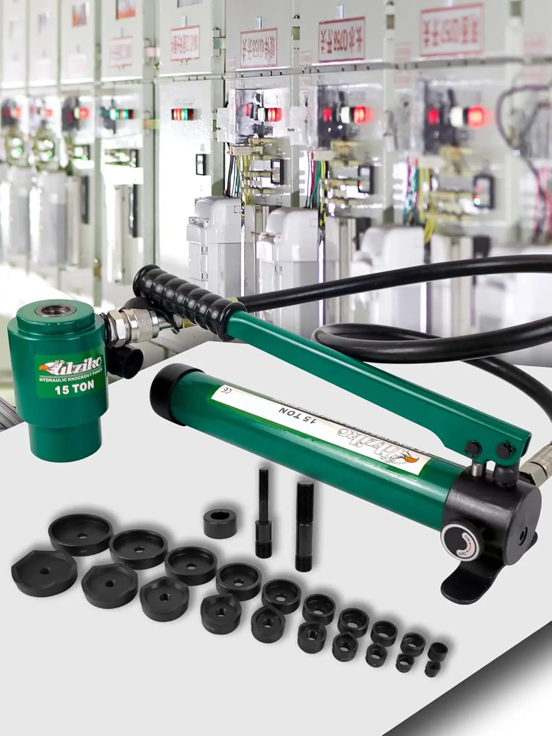 Knockout Punch Electric Conduit Hole Cutter Set KO Tool Kit 1/2 bis 4 Zoll