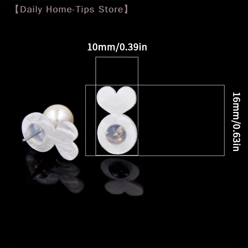 10Pcs Ear Back Stoppers Silicone Ear Plug Blocked Caps Supportive Earring Lifters For Heavy Earrings Jewelry Making Accessory