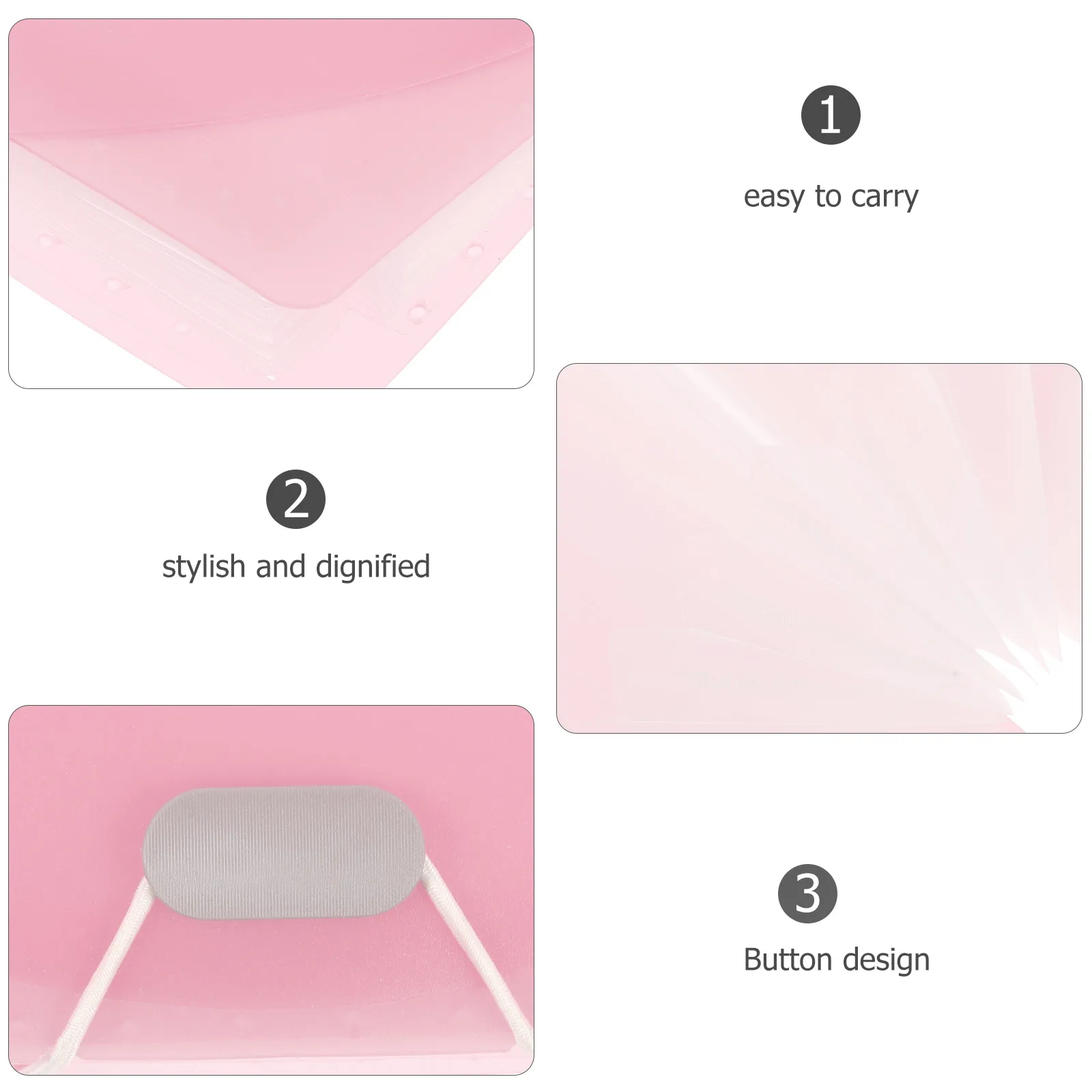 

1pc Lovely Accordion Sorting File Bag Folder Large Capacity Portable Document Organizer Storage Holder For Office Home School