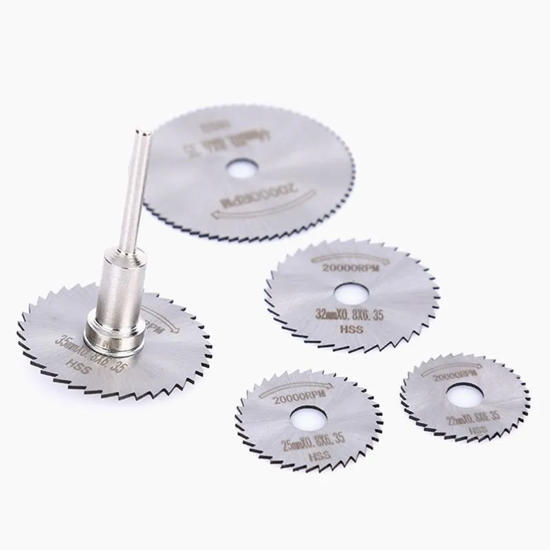 7PCS/PACK Mini Circular Saw Blade Hss woodworking cutting blades plastic electric grinding and drilling accessories