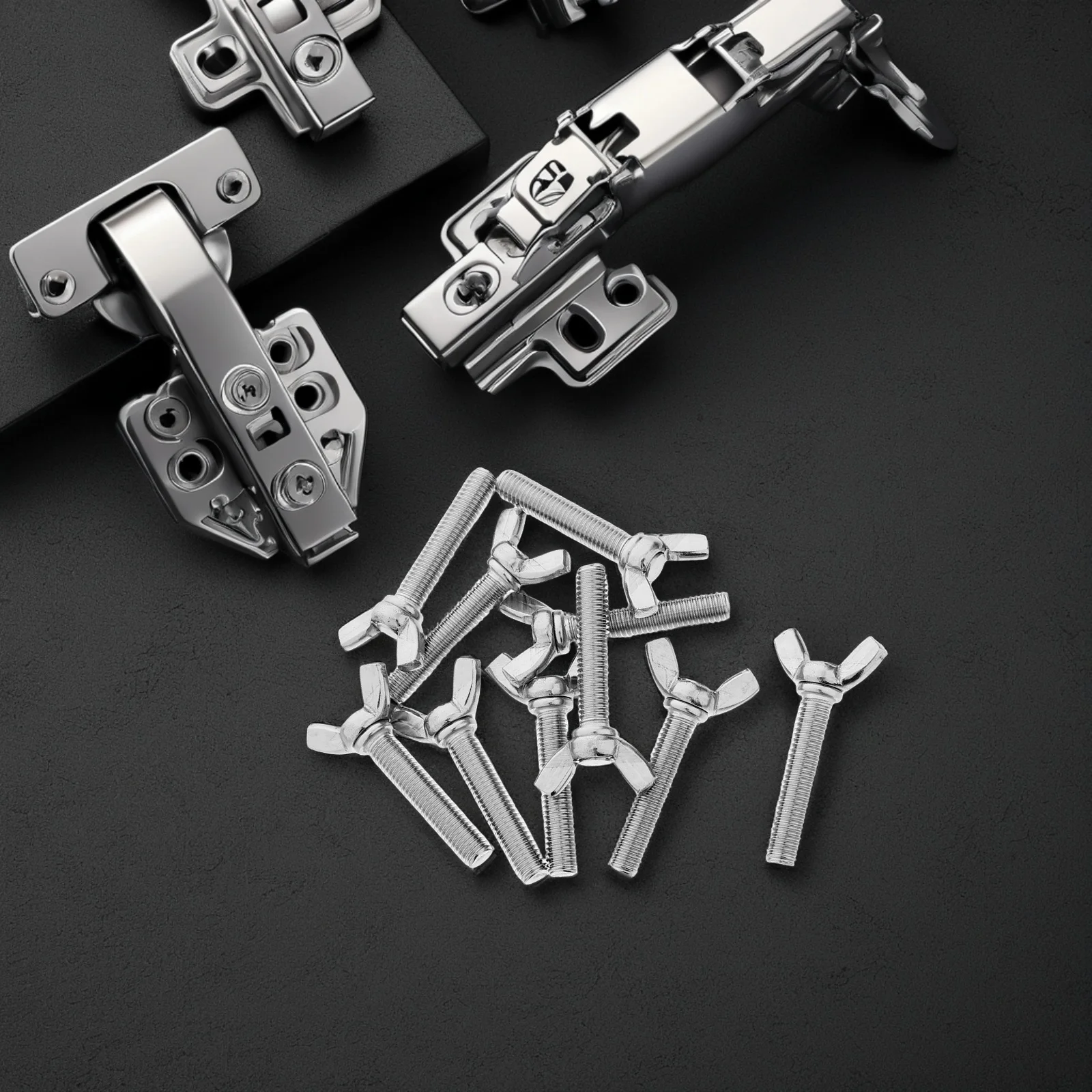 

10pcs Replacement Wing Bolts M8X40 Stainless Steel Butterfly Thumb Hand Twist Fasteners Furniture Machinery Hardware Wing Nut