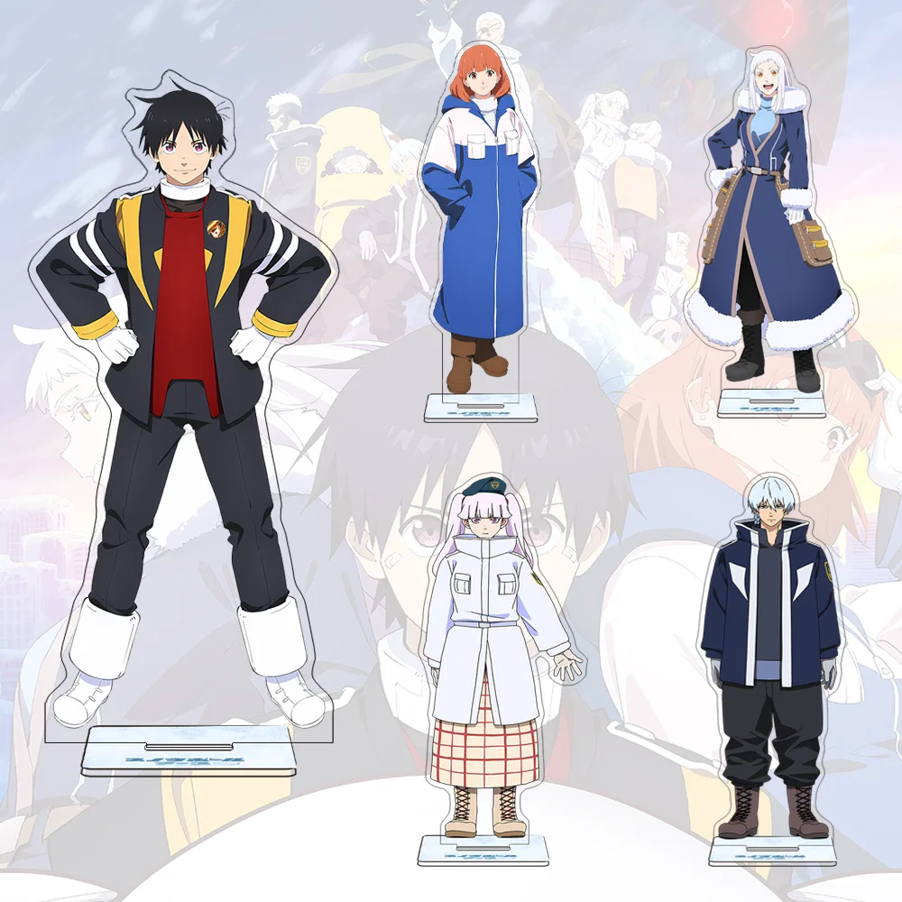 New Anime Snowball Earth 15CM Acrylic Stand  Keychain  Anime Figure Tetsuo Yabusame Yukio Ao Nogi   Desk Decor Gift for Fans