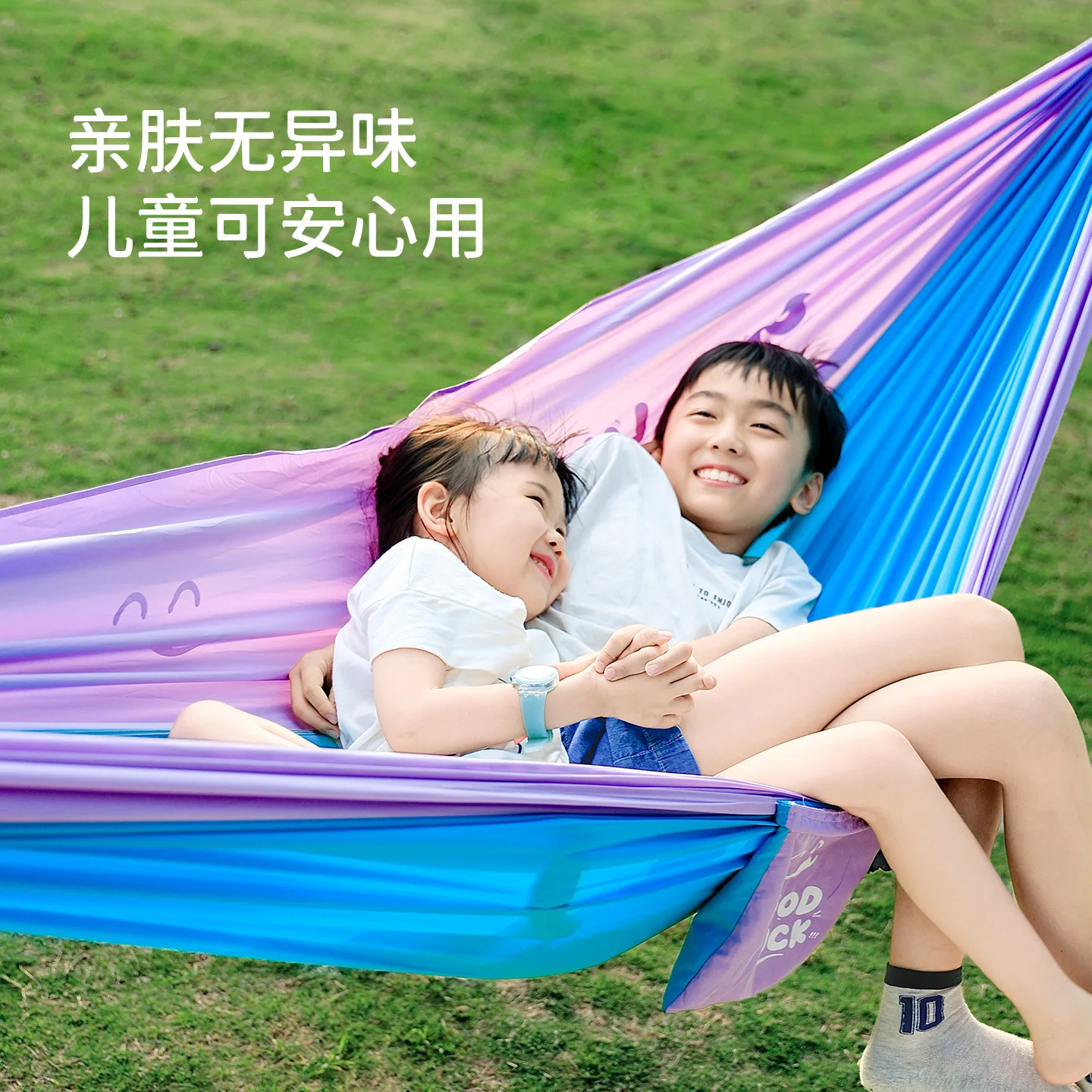 240T Ripstop Hammock 140x260cm - Quick Dry 650g Lightweight Self-Storing Pocket Hammock For Camping Hiking Travel