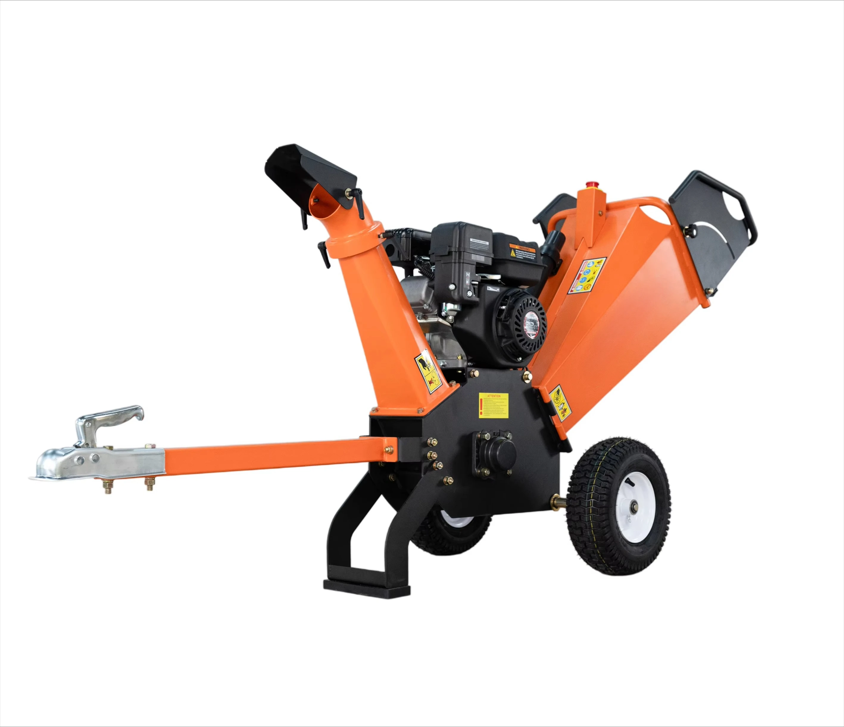 6.5hp Mobile Wood Shredder New Household Wood Shredder with 220V Motor and Engine