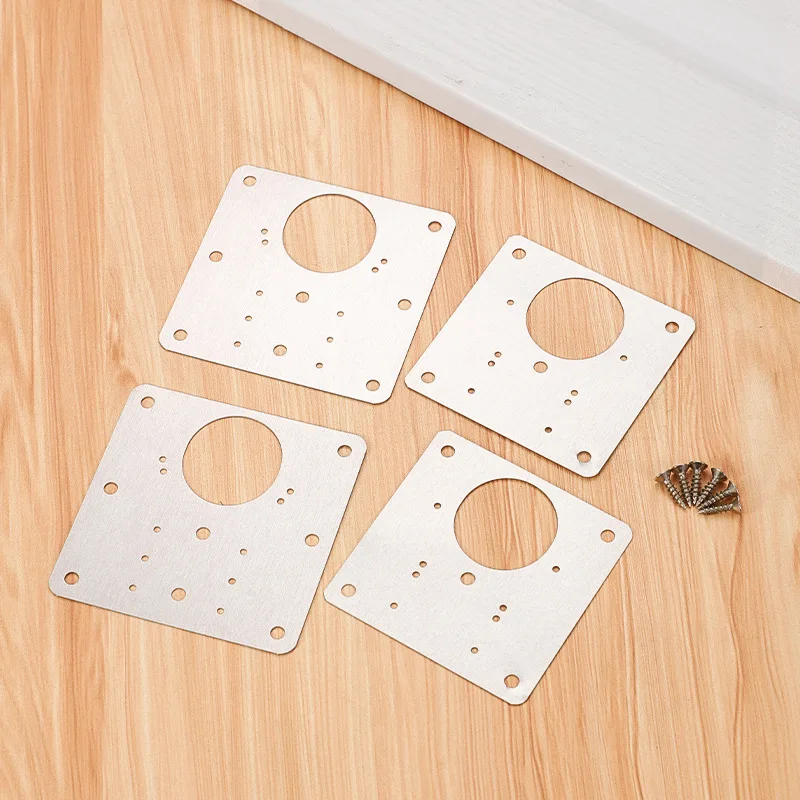 Stainless Steel Hinge Repair Plate, Hinge Fixing Plate, Cabinet Door Reinforcement Installation Plate, Damaged Repair Piece