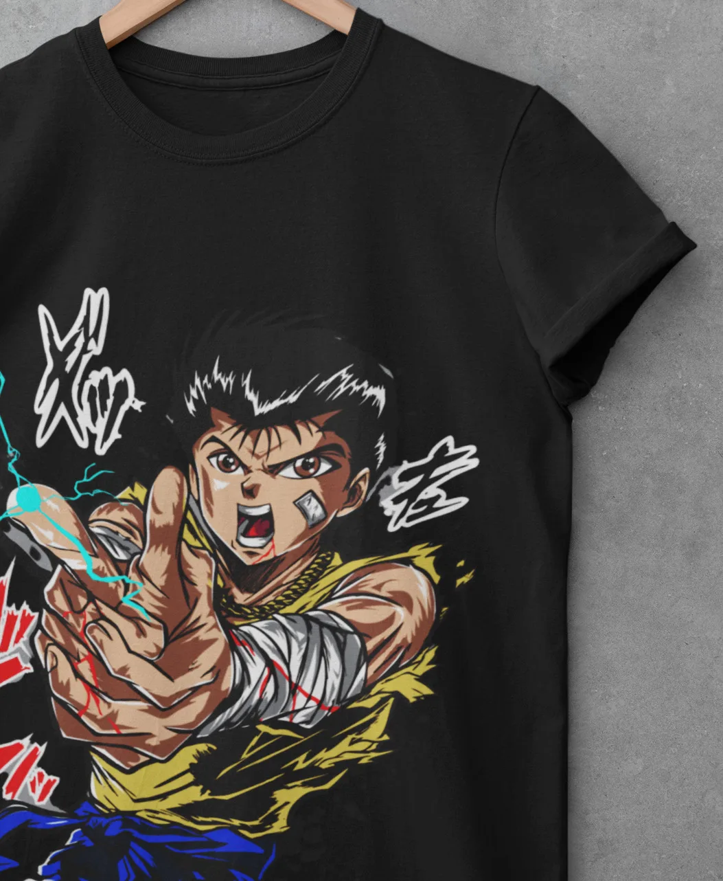 

Yusuke Urameshi Shirt, Yu Yu Hakusho Tshirt, Youko Kurama, Genkai, Kuwabara Tee