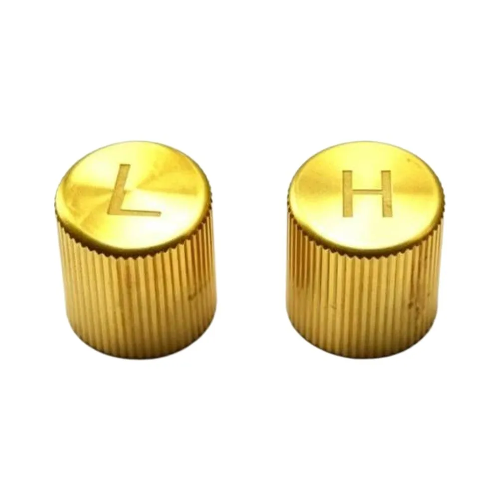 Brass AC Cap AC Valve Cap High And Low Pressure Direct Replacement Part Easy Installation Design Precise Thread Match