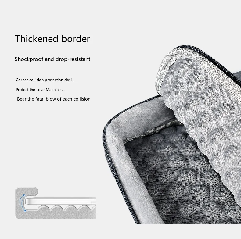 Laptop-Aktentasche 13,3-15,6 Zoll Oxford-Gewebe Wasserdichte Tragetasche für Notebooks – Detail 4