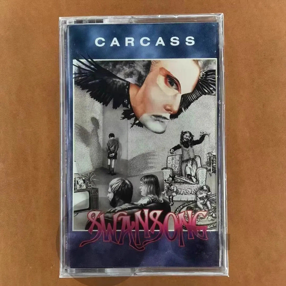 

Rock Carcass Jeff Walker Music Tape Swansong Album Black Star Cassettes Cosplay Walkman Recorder Car Soundtracks Box Party Music
