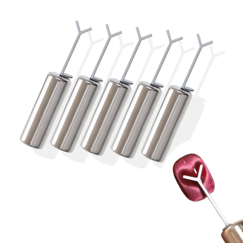 

Heart Magnet for Cat Eye Gel Polish 5-Pack Cat Eye Magnetic Nail Art Tool Set Magnet Sticks with Y-Shaped for DIY Manicure Kit