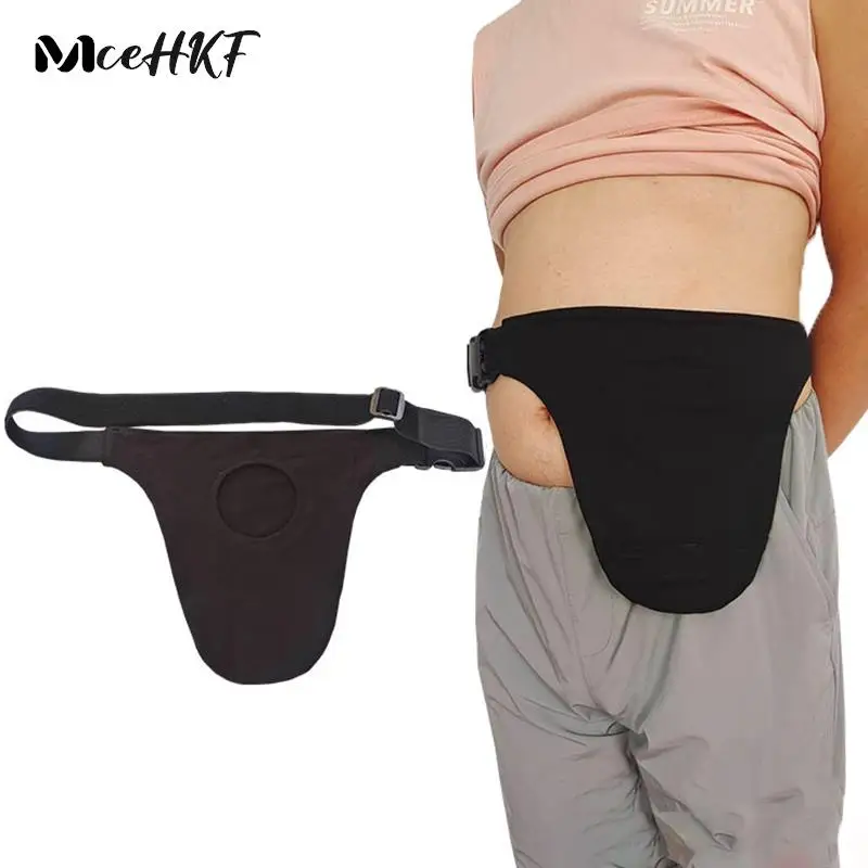 Washable Wear Ostomy Bag Colostomy Stoma Protector Waist Fixed Hanging Bag Universal Ostomy Abdominal Stoma Care Accessories