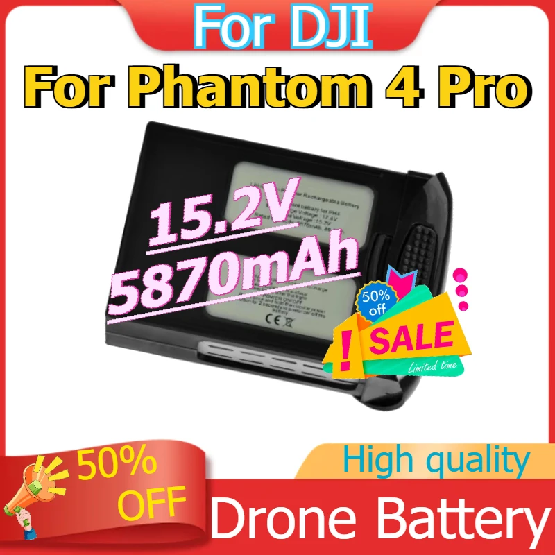 

For Phantom 4 Intelligent Flight Battery For Phantom 4 Pro UAV Replacement Accessories Flight Time 30 Min KINTESUN 15.2V 5870mAh