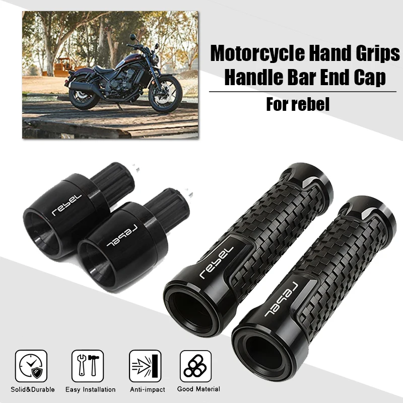 Para Rebel CMX 300 500 1100 CMX300 CMX500 CMX1100 Accesorios para motocicleta Puños de manillar Tapones de extremo de manillar