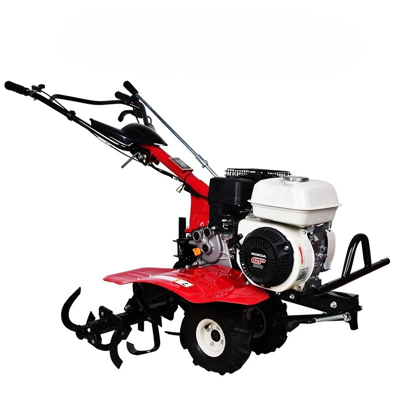 2025년형 농업용 농기계 정원용 5.5HP 파워 경운기 후방 회전식 경운기 로터리 휘발유 미니 경운기