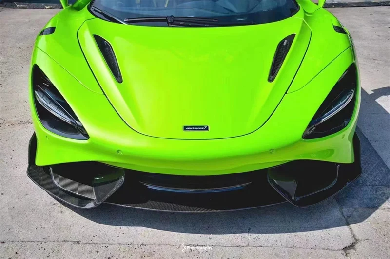 تستخدم ل ماكلارين 720S ألياف الكربون 765LT نمط المصد الأمامي الجانب تنورة المصد الخلفي قطعة من نسيج الخلفي سبويلر العادم طقم الجسم