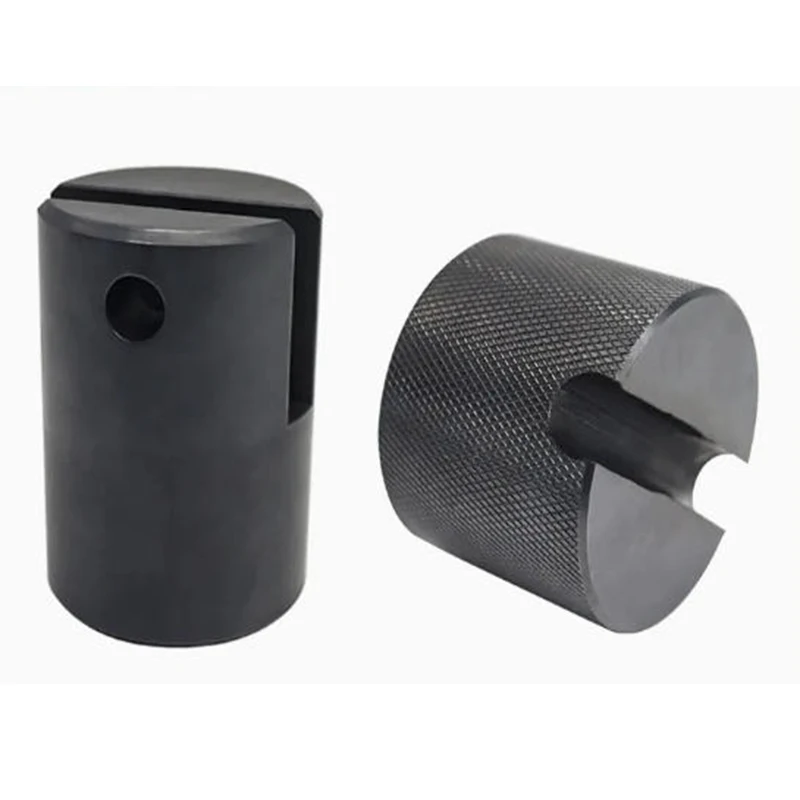 

Precision Custom OEM CNC Machining Machined High Precision CNC Turned Black Oxide Steel Split Bushing with Knurled Surface