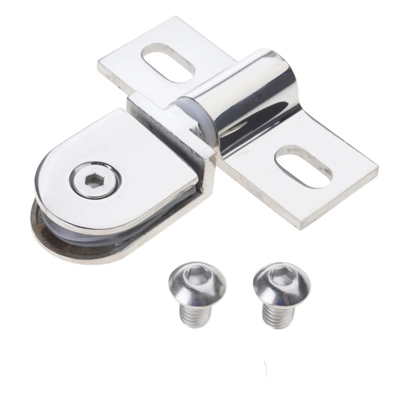 Thickened Stainless Steel/Alloy Shower Door Hinges with 90 Degree Rotation for 8 12mm Glass Door Daily Casual Use