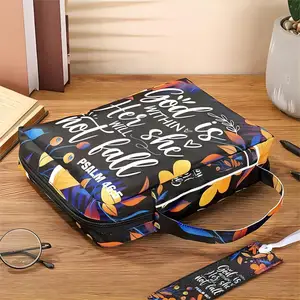 حقيبة الكتاب المقدس النسائية مع أقلام التحديد ، حقيبة الكتاب المقدس النسائية ، حقيبة محمولة للفتيات كهدية مسيحية كاثوليكية ، L أفضل 6 حقيبة من الكتاب المقدس مبيعا - رقم 4