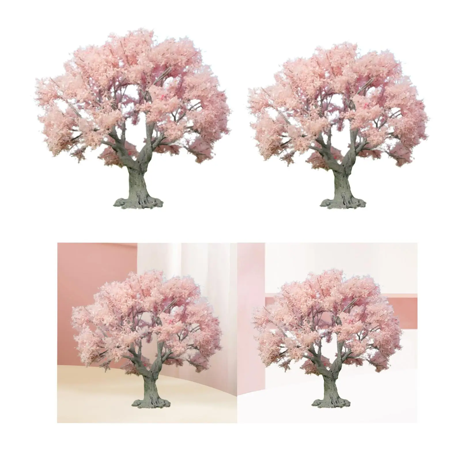 

Mini Pink Tree Landscape Model Miniature Artificial Tree for Artistic Crafts Accessory Realistic Multipurpose Decoration