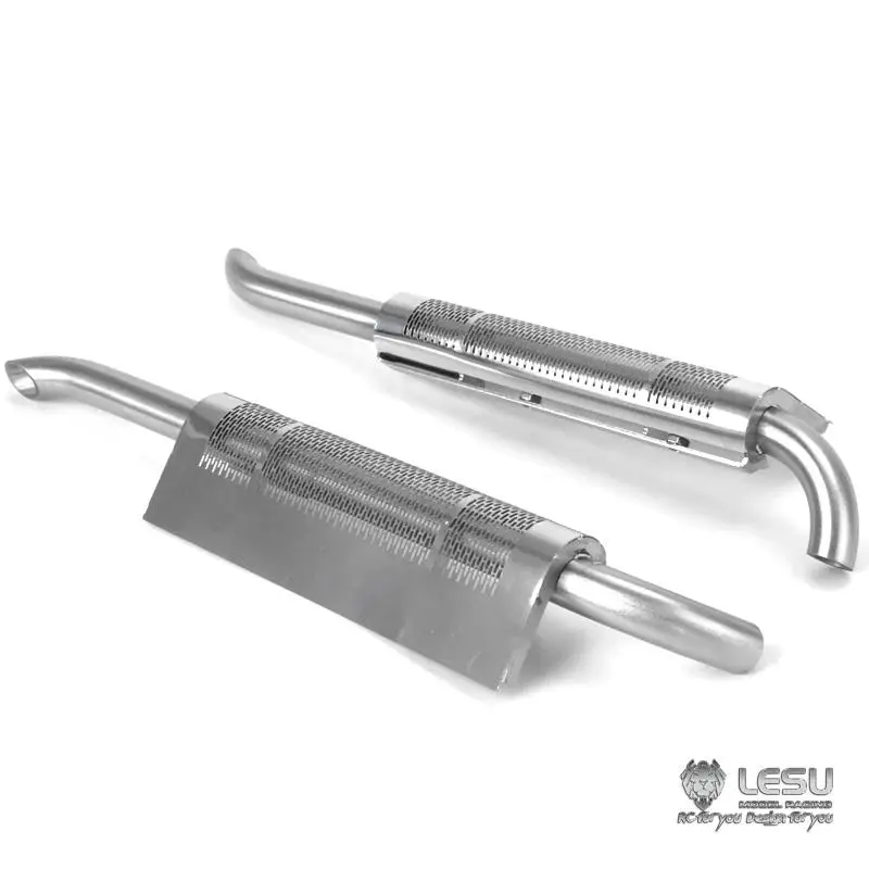 LESU 1/14 RC Truck King Hauler Exhaust Pipes GW-K018 American Truck Style For Tamiya 1:14 Tractor Truck Model Decorative Parts