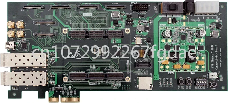 Kintex-7 High-speed Connection Function Backplane, PCIe Gen2 X4, Dual 10G Ethernet