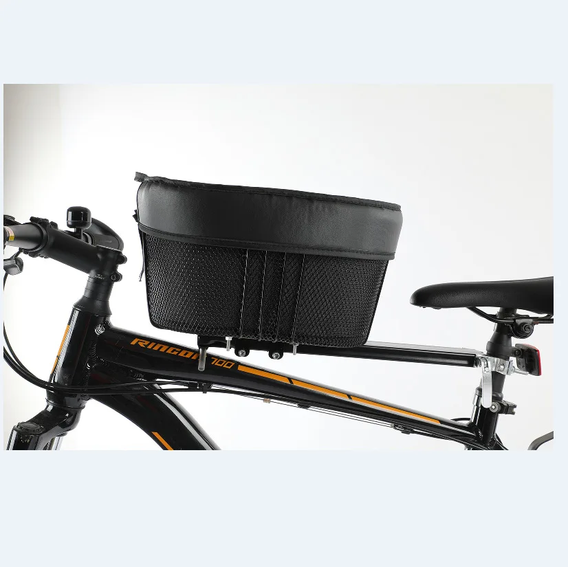 Universal Bicycle Pet Basket for Mountain Bike Road Bike Cross Saddle Detachable Dog Cat Carrier Bike Basket for GroceryShopping - view 3
