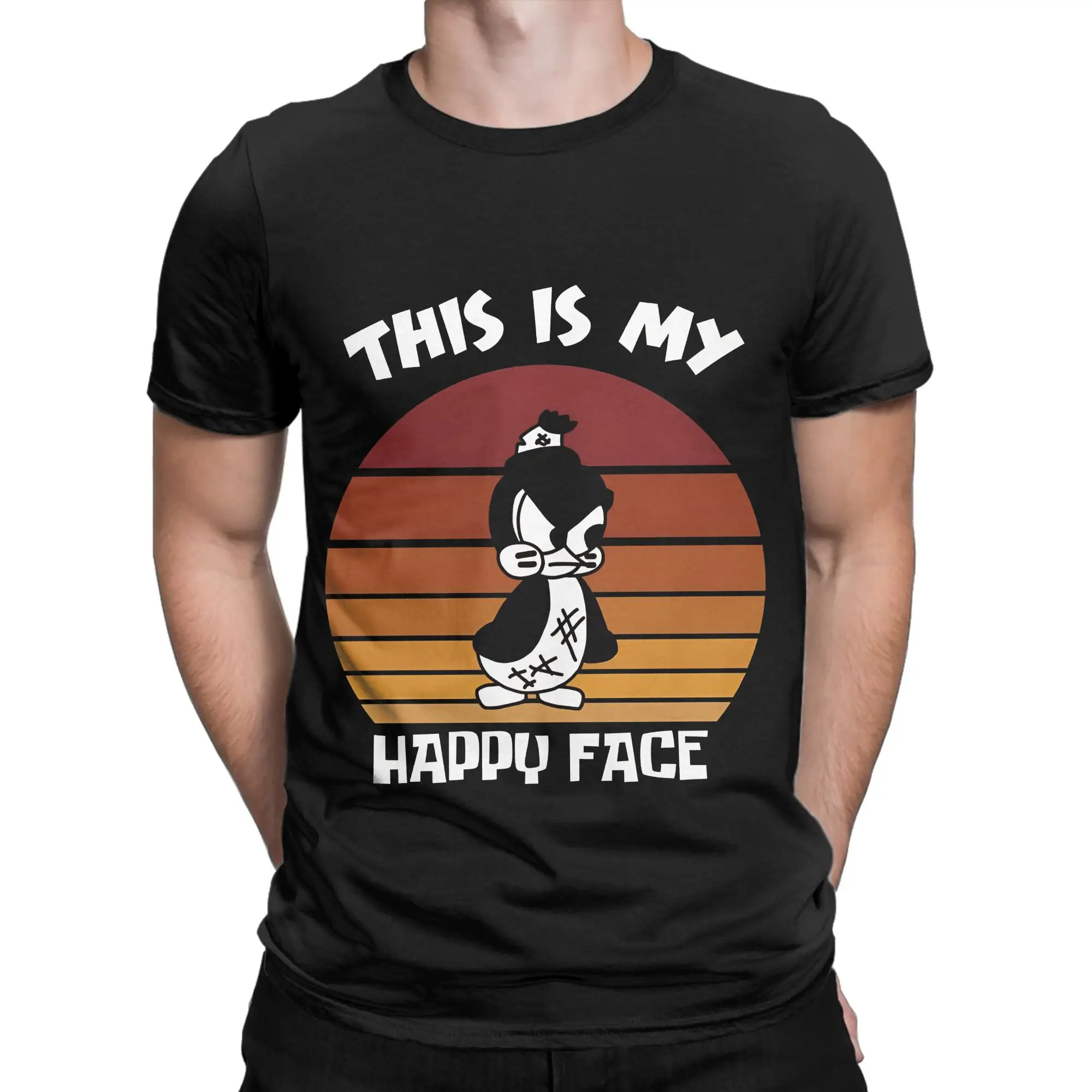 My Happy Face Gift For Kids Girls Boys Men Anniversary Oversized Shirt Funny 100% Cotton T-Shirt Chilly Willy Tees Tops For Men