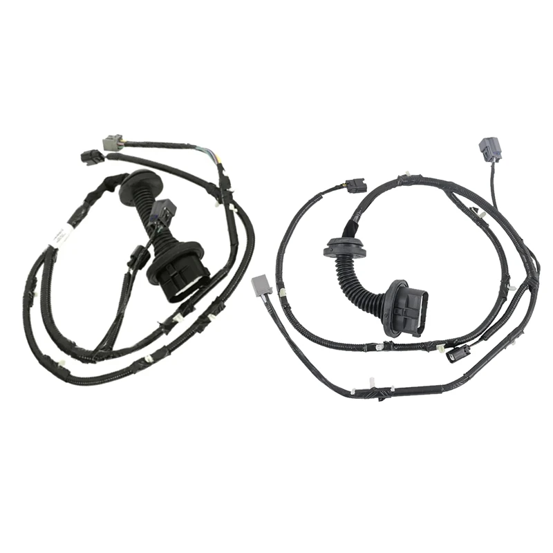 1Pair Rear Crew Cab Rear Door Wiring Harness Jumper With Power For Ford F-150 2009-2014 Parts 9L3Z-14630-CAA 9L3Z-14631-CAA