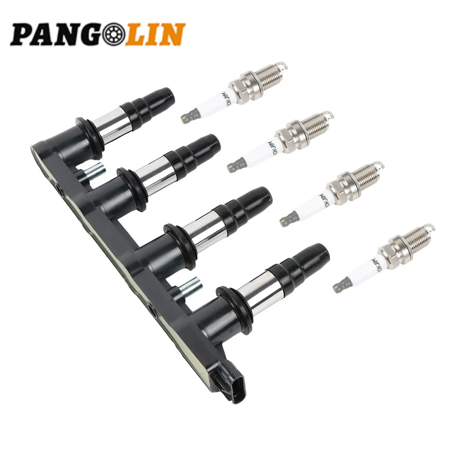 

5C1703 D517C UF-620 1pc Ignition Coil + 4pcs Iridium Spark Plugs For Chevrolet Cruze Sonic Aveo5 1.8L C1646 UF620 96476983 Parts