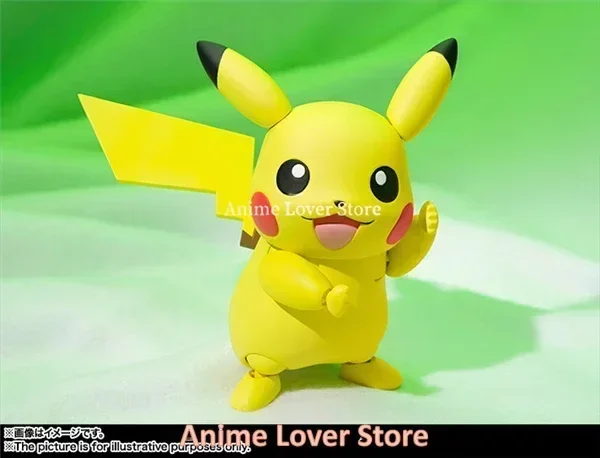 Bandai Original Pokemon S.H.Figuarts SHF Anime Figure Pikachu Anime Action Figures Toy for Kids Gift Collectible Model Ornaments