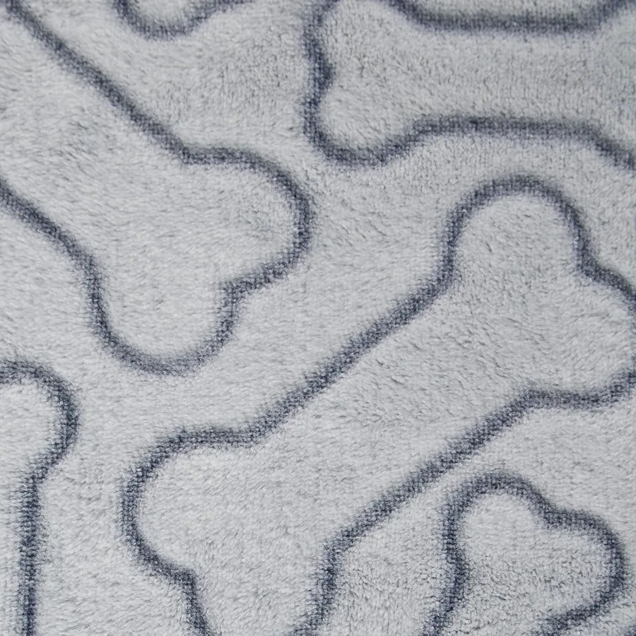 Coperta per animali domestici con stampa ossea in rilievo 36x48 pollici per un comfort accogliente nei soggiorni, camere da letto e trasportini, morbida, calda e resistente