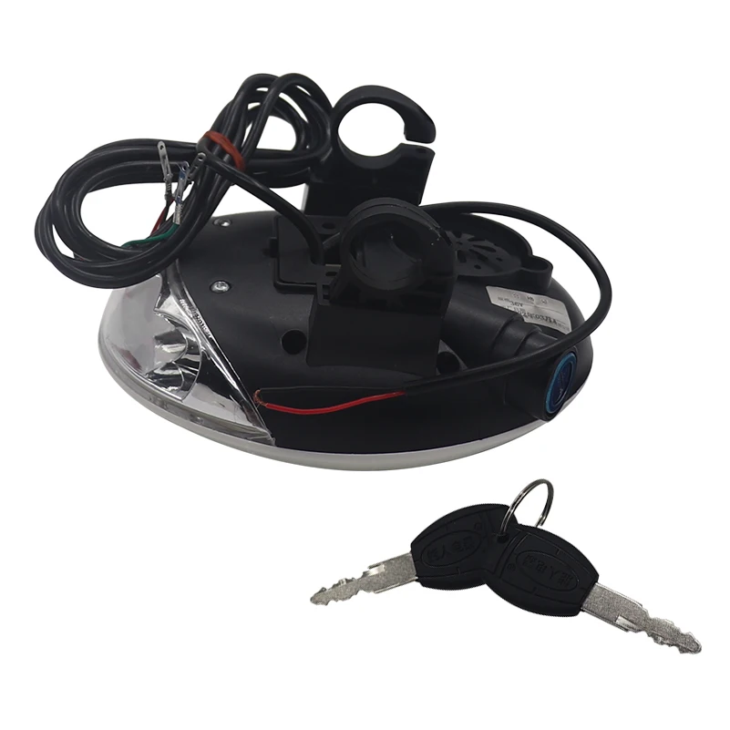 Little Dolphin 24v36V48V Instrument Panel Light Battery Display Panel Mini Electric Car Key Horn Headlamps