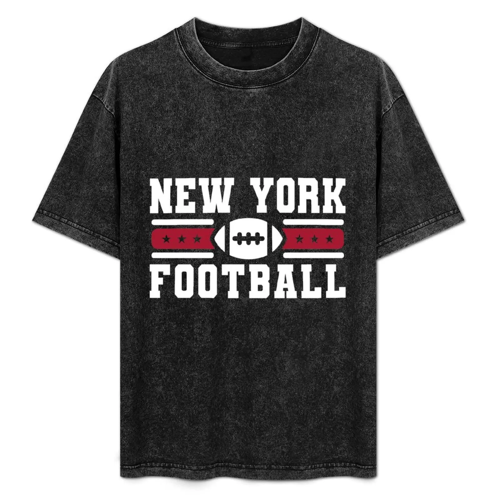 

New York Football Team NY Vintage Retro Giants Goalline Sport T-Shirt Anti-Fade Casual Tee Shirt