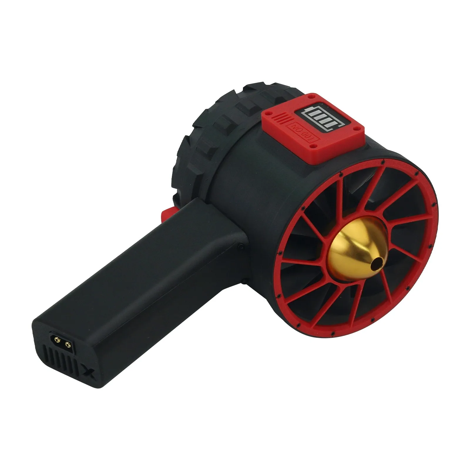 

High Power 90mm/3.5" Duct Fan 5KG Violent Fan Turbine Fan (Black) for Vehicle and Garden Cleaning and Snow Removal