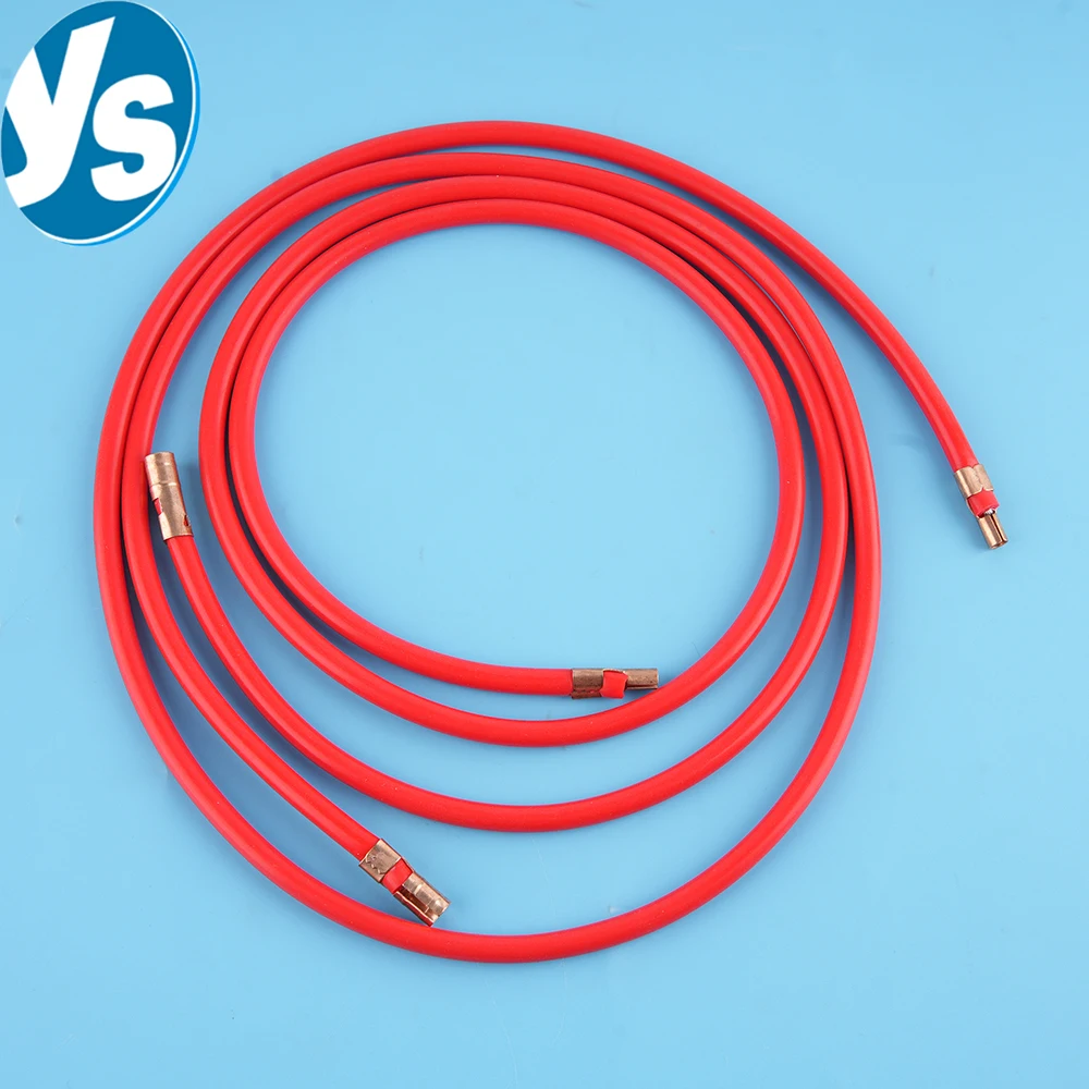 15KV 1m High‑Voltage Ignition Cable with Joint, 2Pcs Burner High‑Voltage Pulse Wire Spare Accessories for Diesel Burner Ignition