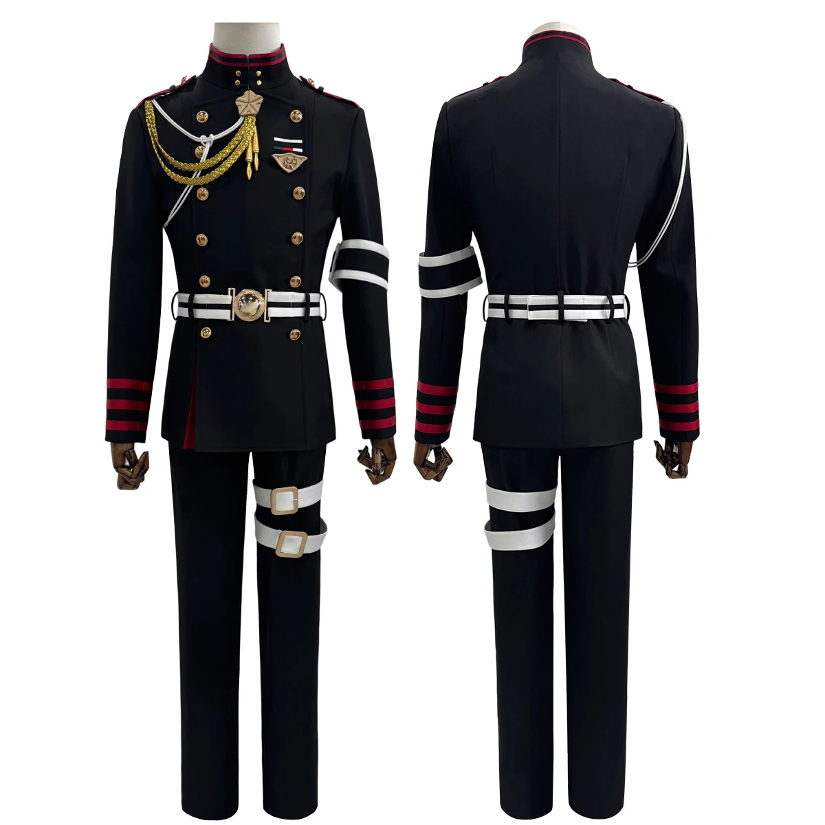 

HOLOUN Seraph Of The End Anime Guren Ichinose Cosplay Costume Coat Pants Belt Uniform Halloween Christmas Convention
