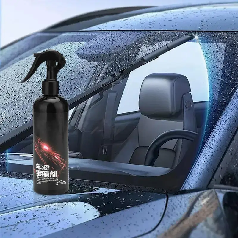 Auto Wachs Beschichtung Spray 10,15 unzen Auto Glas Glanz Wachs Hydrophobe Auto Fenster Kein Streifen Reinigungsmittel Für Glas